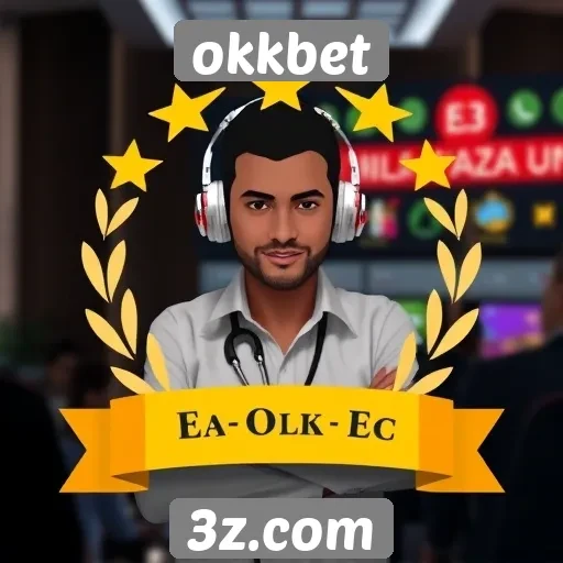 Desempenho do atendimento ao cliente no okkbet