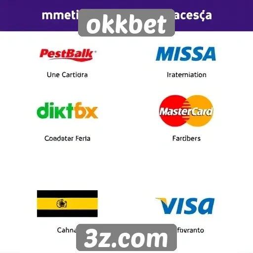 Métodos de pagamento aceitos pelo okkbet